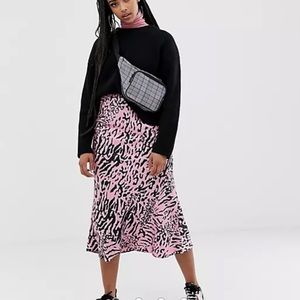 Calvin Klein satin skirt